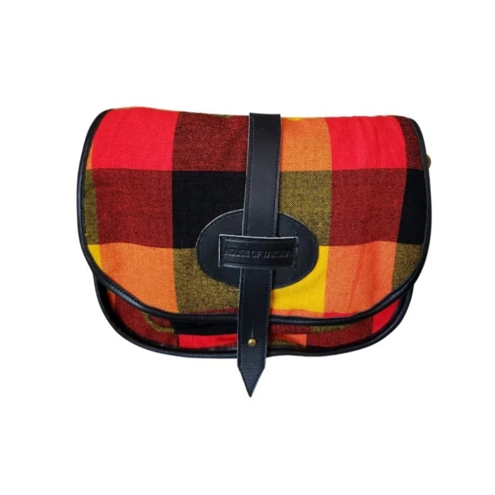 House Of Takura Half Moon Crossbody Purse